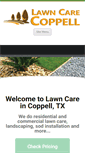 Mobile Screenshot of lawncarecoppell.com